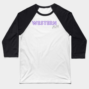 Western 2024 Baseball T-Shirt